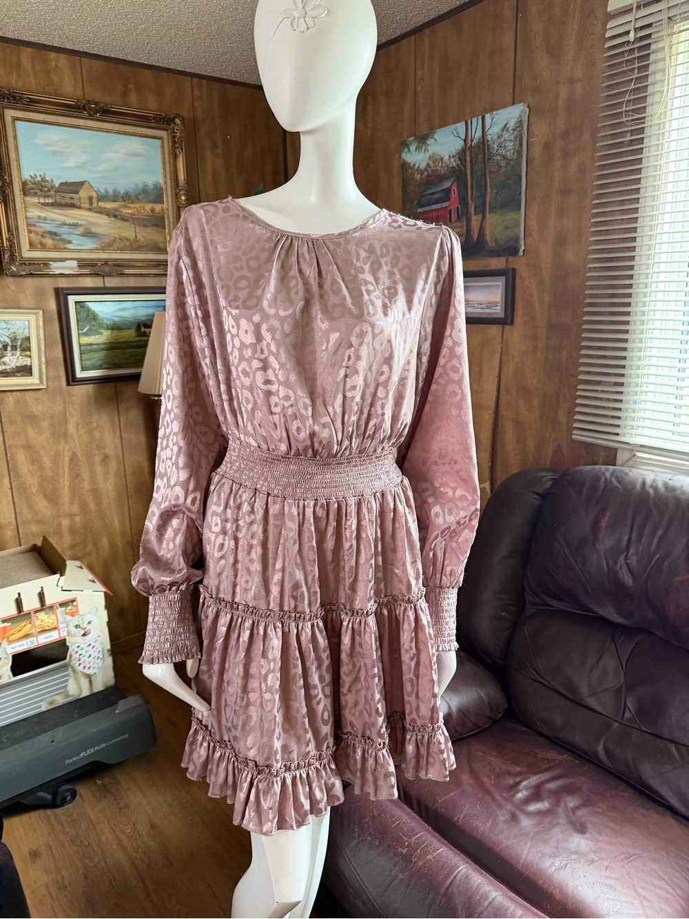 She + Sky Flowy Boho Dress